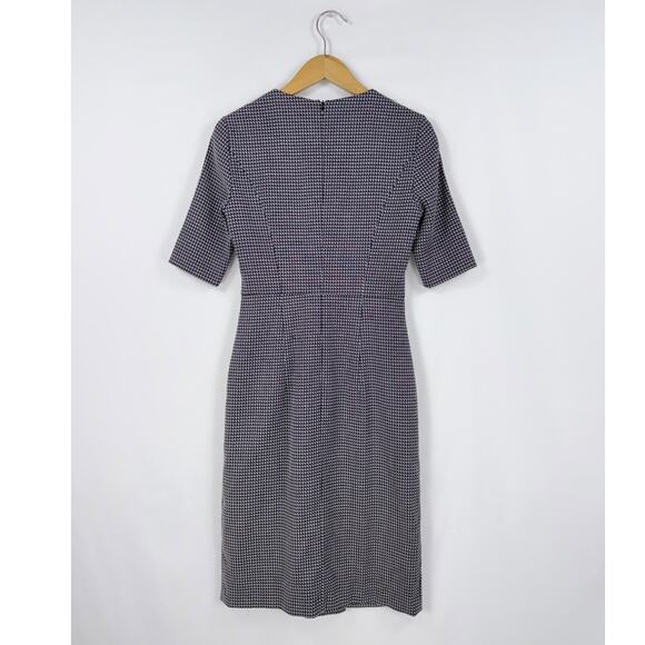 Boss Hugo Boss Women's Dalissa Sheath Dress Size 4 Purple Grey Printed - Picture 7 of 16
